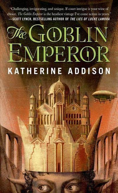 Cover of the Goblin Emperor for our Yarn and Book Pairing new series