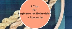 Fabrics and threads beginners at embroidery kits
